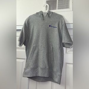 Champion Reverse Weave Short Sleeve Hooded Sweatshirt